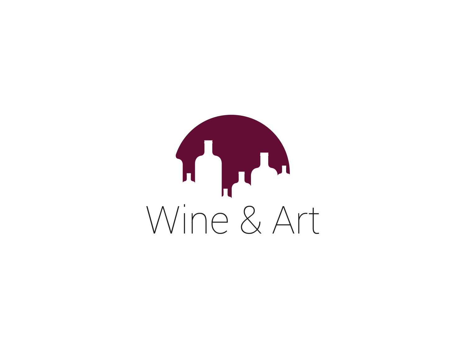 logo Wine & Art Bordeaux loic hermer Graphiste Webdesigner